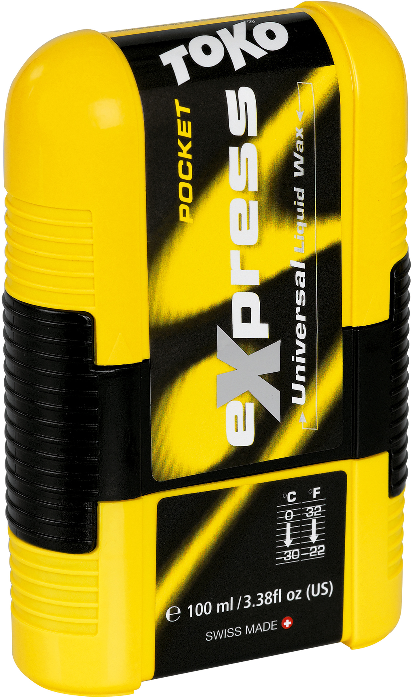 Cire Liquide Toko Express Pocket 100ml – Pour Tous Types De Neige, Avec Applicateur éponge Et Feutre Poli Intégré, Anti-rouille Et Glisse Améliorée