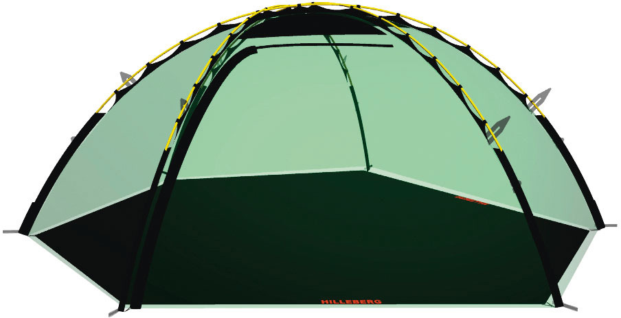Hilleberg Footprint Allak 3 Tent pad black 3 Persons - Transa.ch