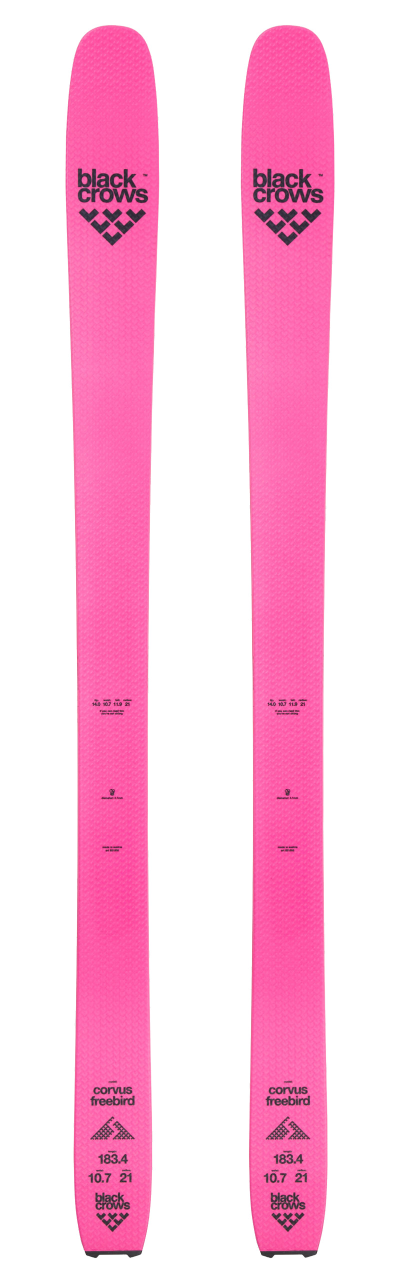 Black Crows Corvus Freebird Freeride skis pink 183 cm