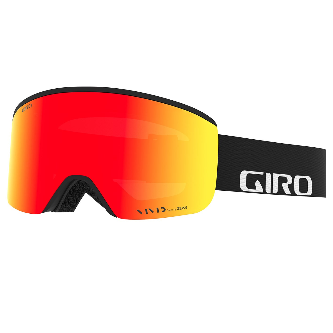 Giro Axis Vivid, vivid ember S2;+S1 Ski glasses one size black