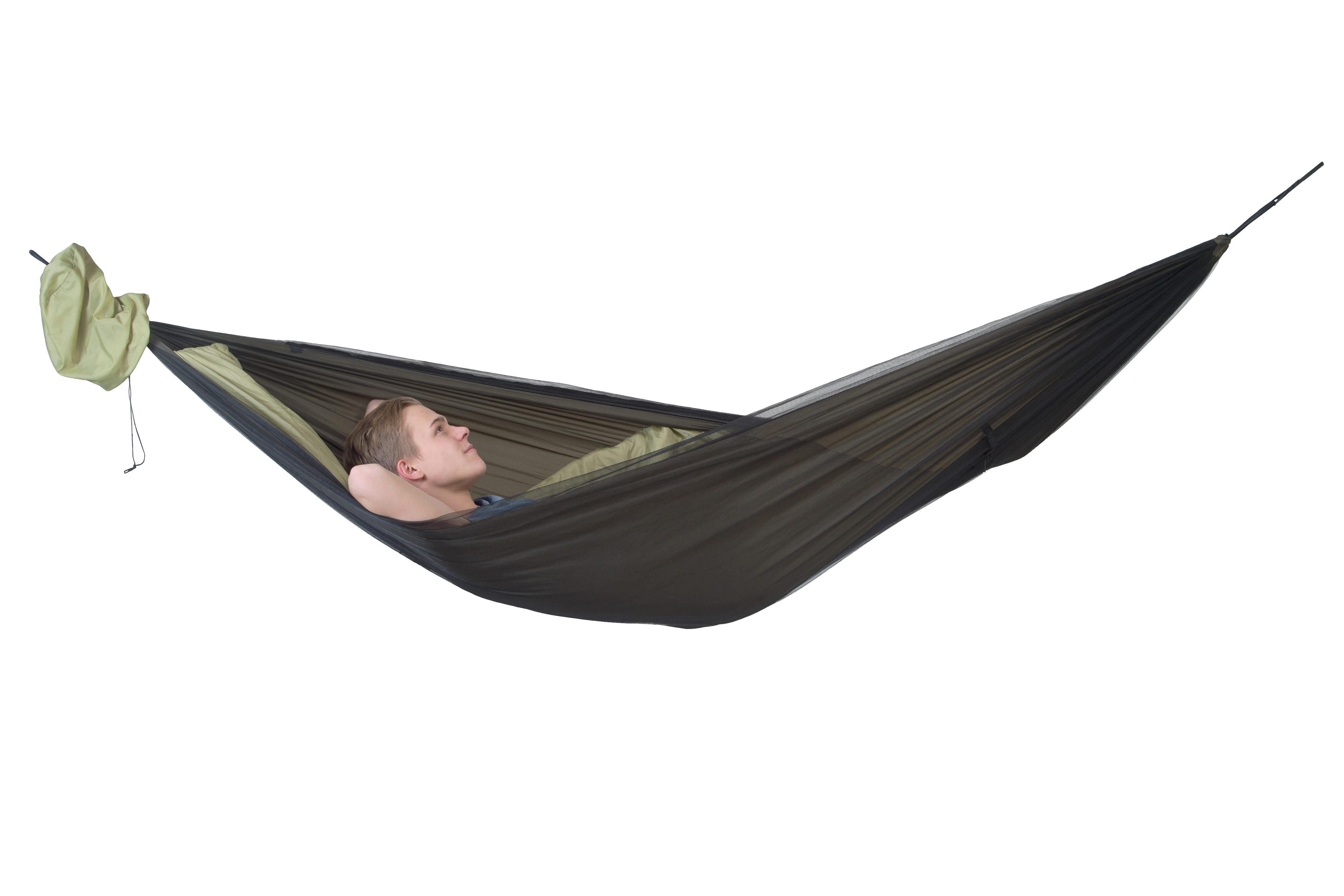 Amazonas Moskito-Traveller Quilted Hammock Hängematte grün-braun 1 Person
