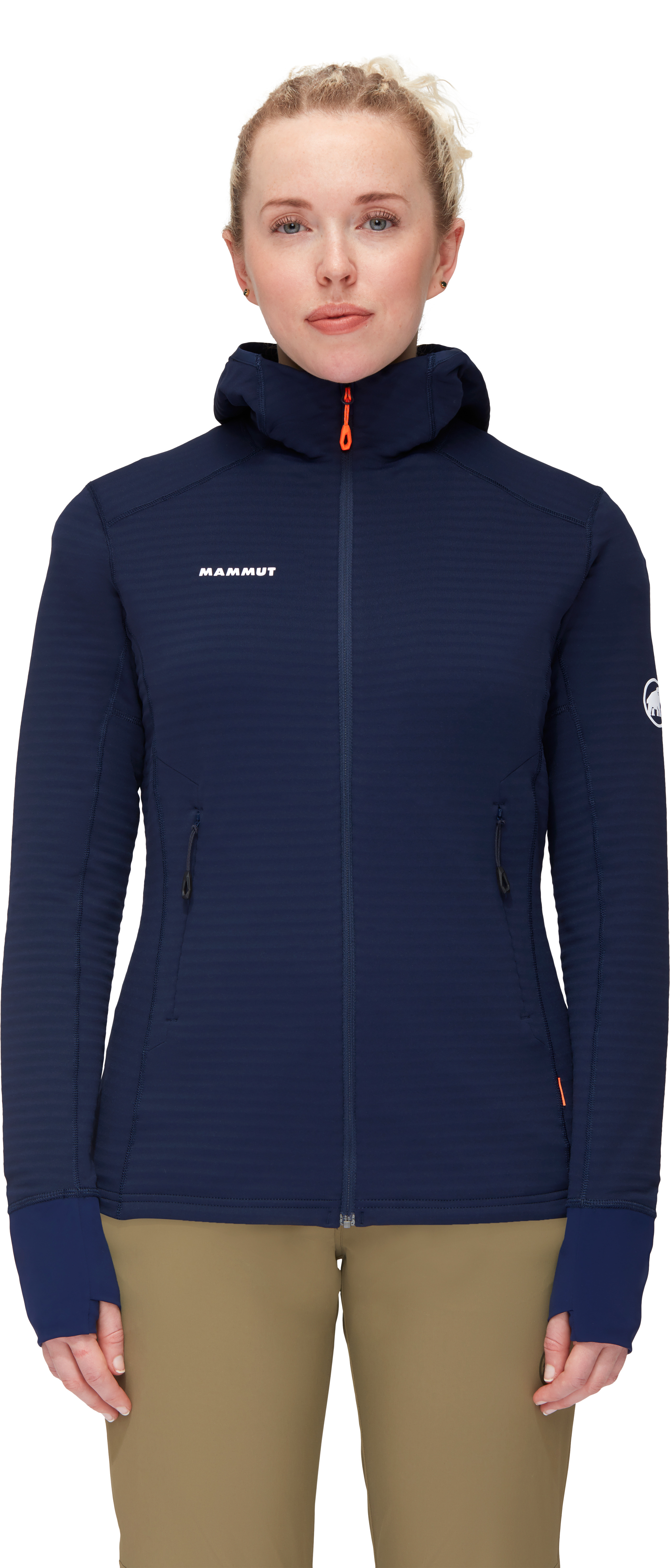 Mammut Taiss Light ML Hooded Jacket Women Fleecejacke marine
