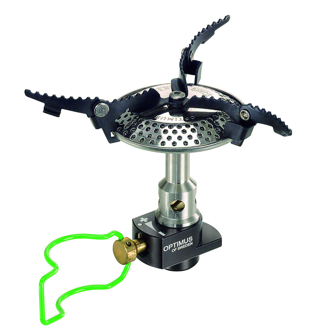 Réchaud à Gaz Optimus Crux – Puissance 3000W – Brûleur Rabattable – Ultra Compact – Compatible Toutes Cartouches