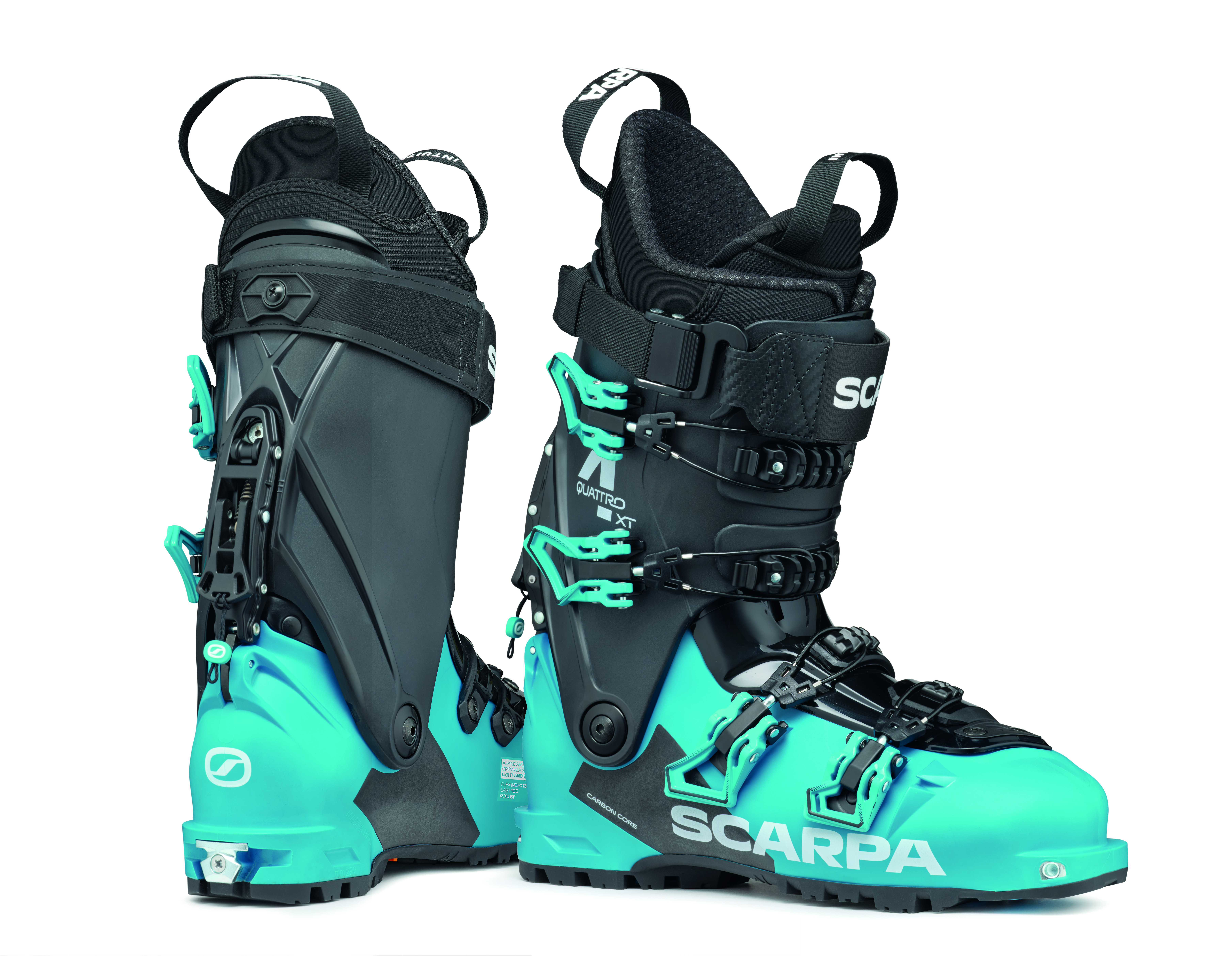 Scarpa 4-Quattro XT Ski boots ocean/blue 26.0 - Transa.ch