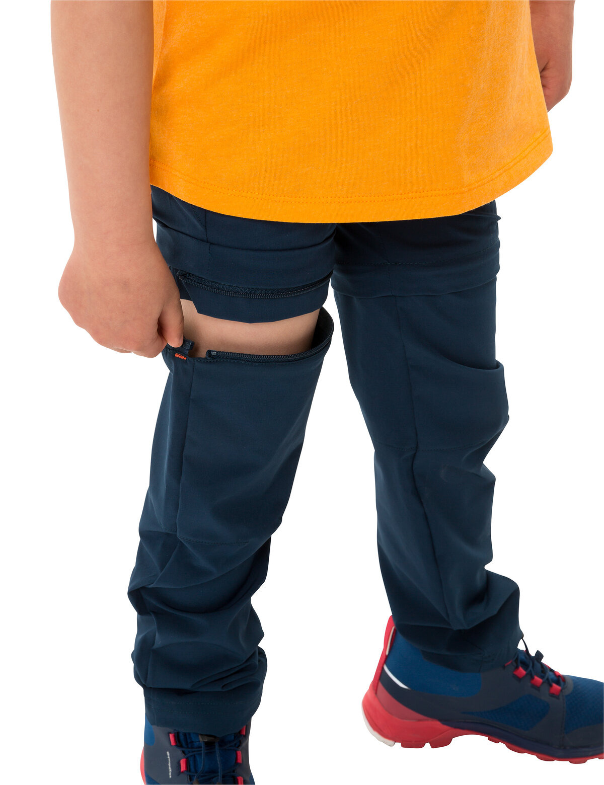 Vaude Kids ZO Pants Slim Fit Zip-off trousers dark sea 134/140