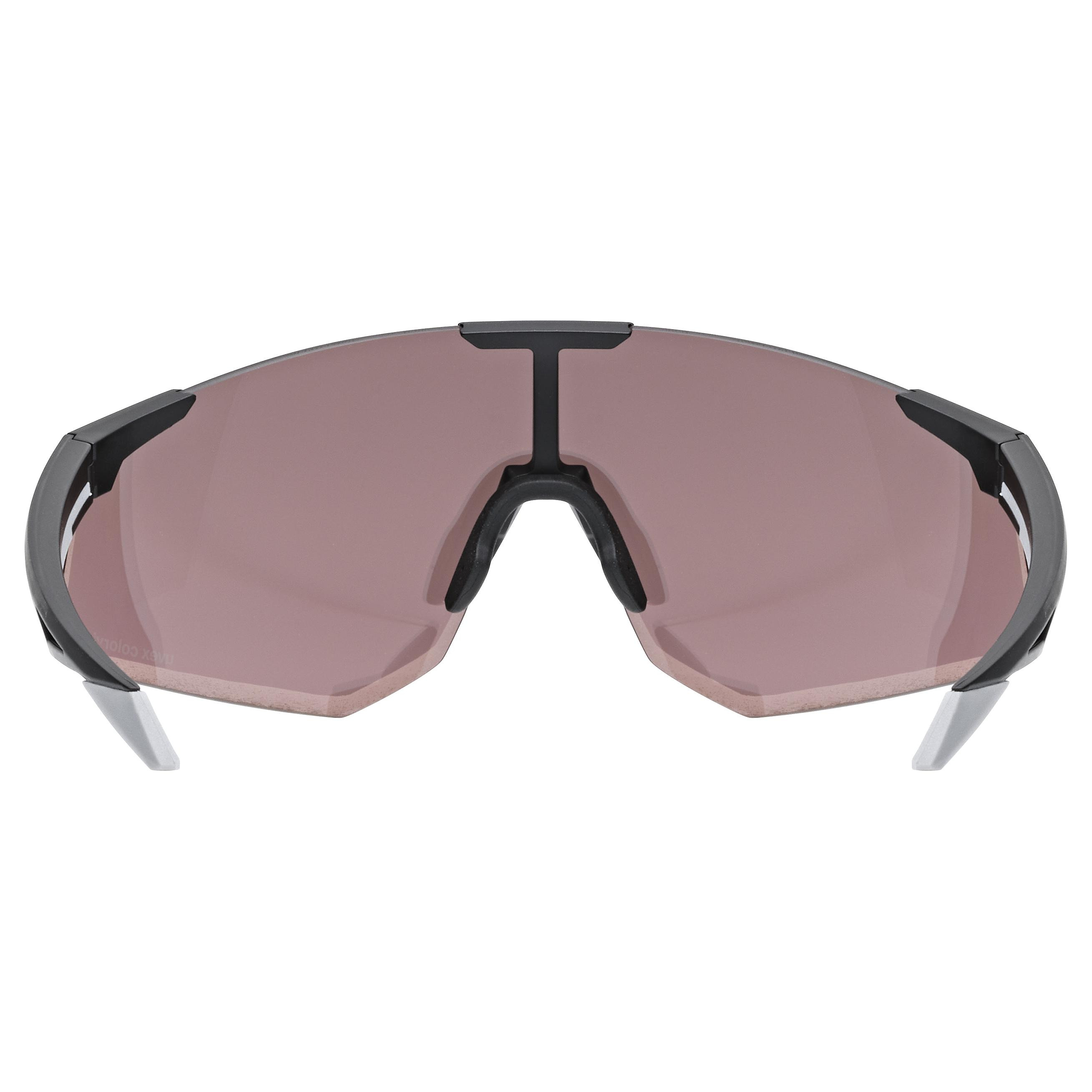 Uvex Athletic Bike Lunettes De Vélo – Cadre Angulaire, Champ Large, Anti-buée Supravision, Catégorie 0, Transparent, Taille Unique