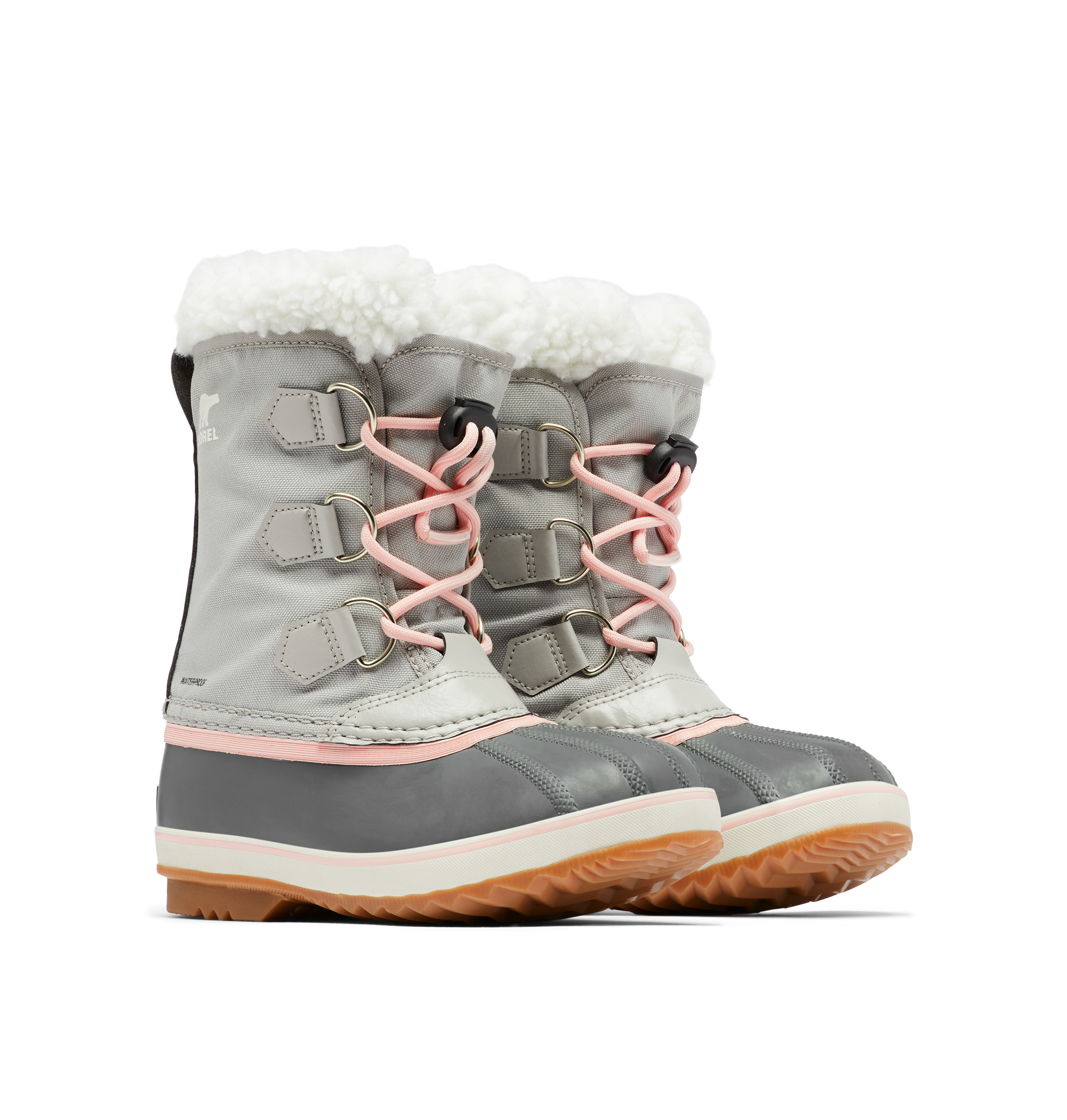 Sorel Yoot Pac Nylon WP Winter shoes dove/gum US Youth
