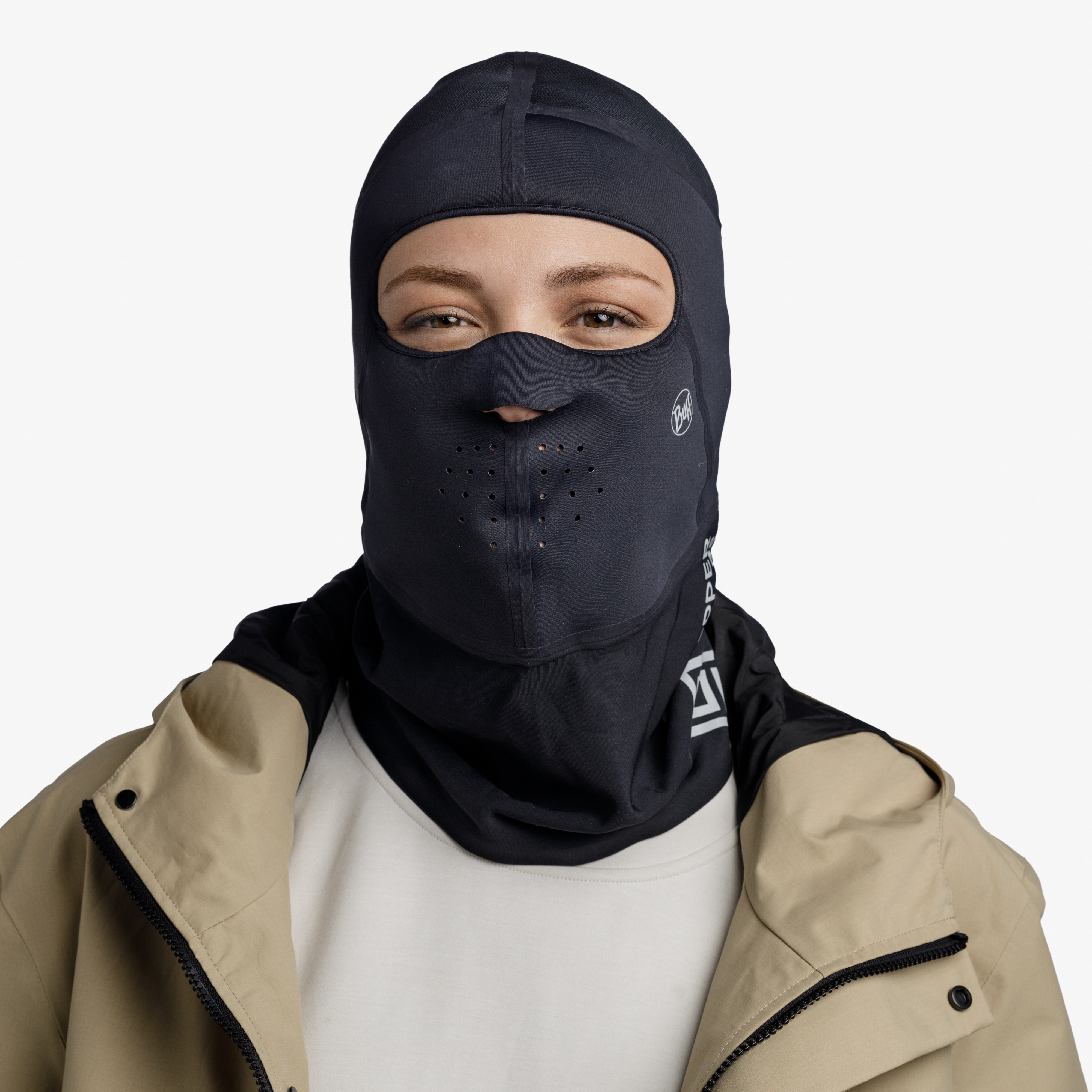 Buff Windproof Balaclava Balaclava solid black M-L - Transa.ch