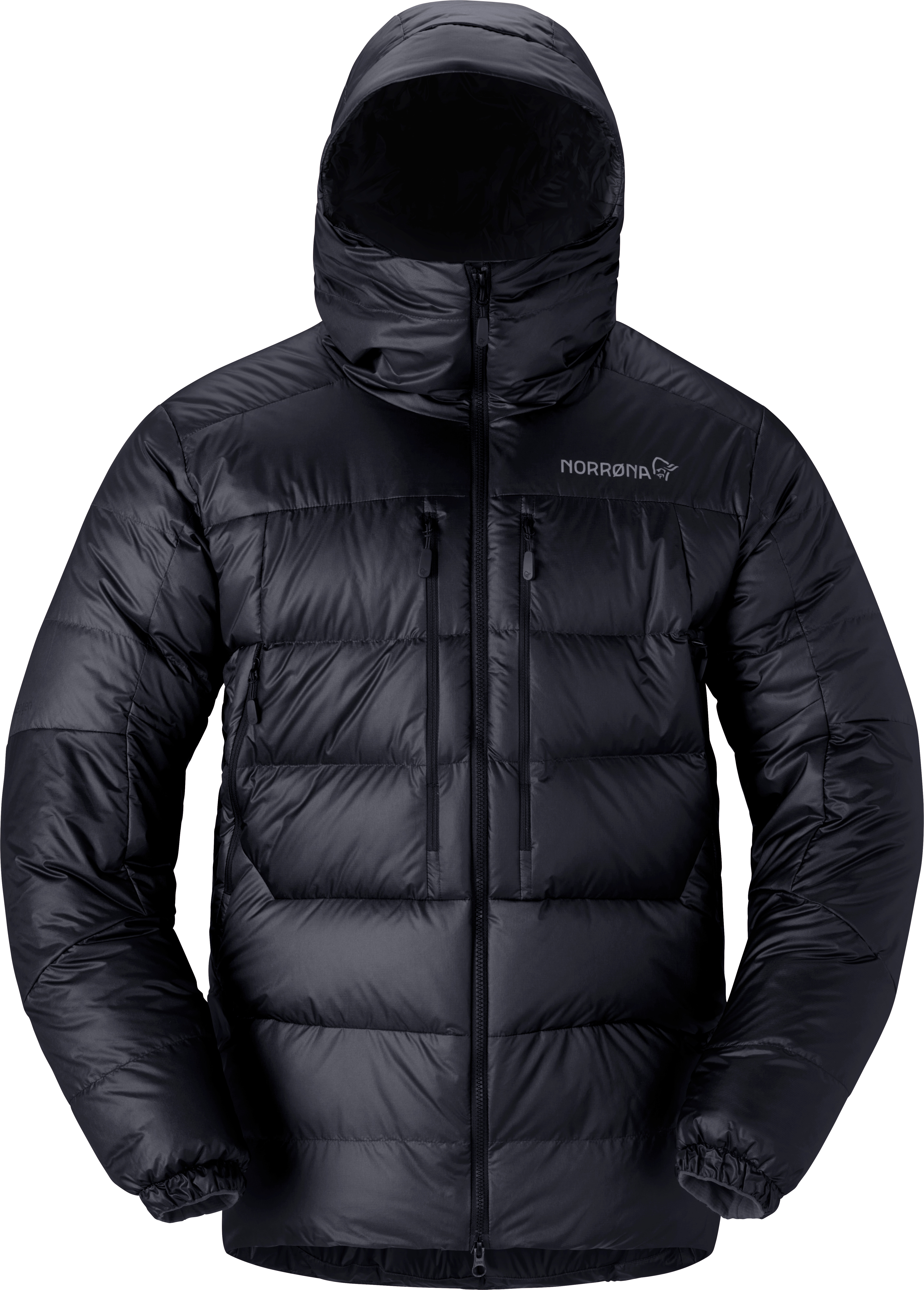 Norrona trollveggen down800 Hood M's Down jacket caviar L - Transa.ch