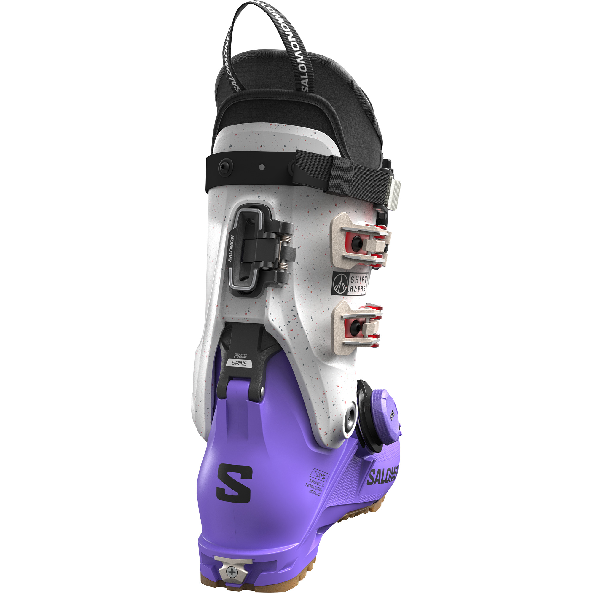 【新品未使用】SALOMON SHIFT ALPHA BOA® 130 Salomon Shift Alpha BOA 130 Skischuhe ultra violet/black