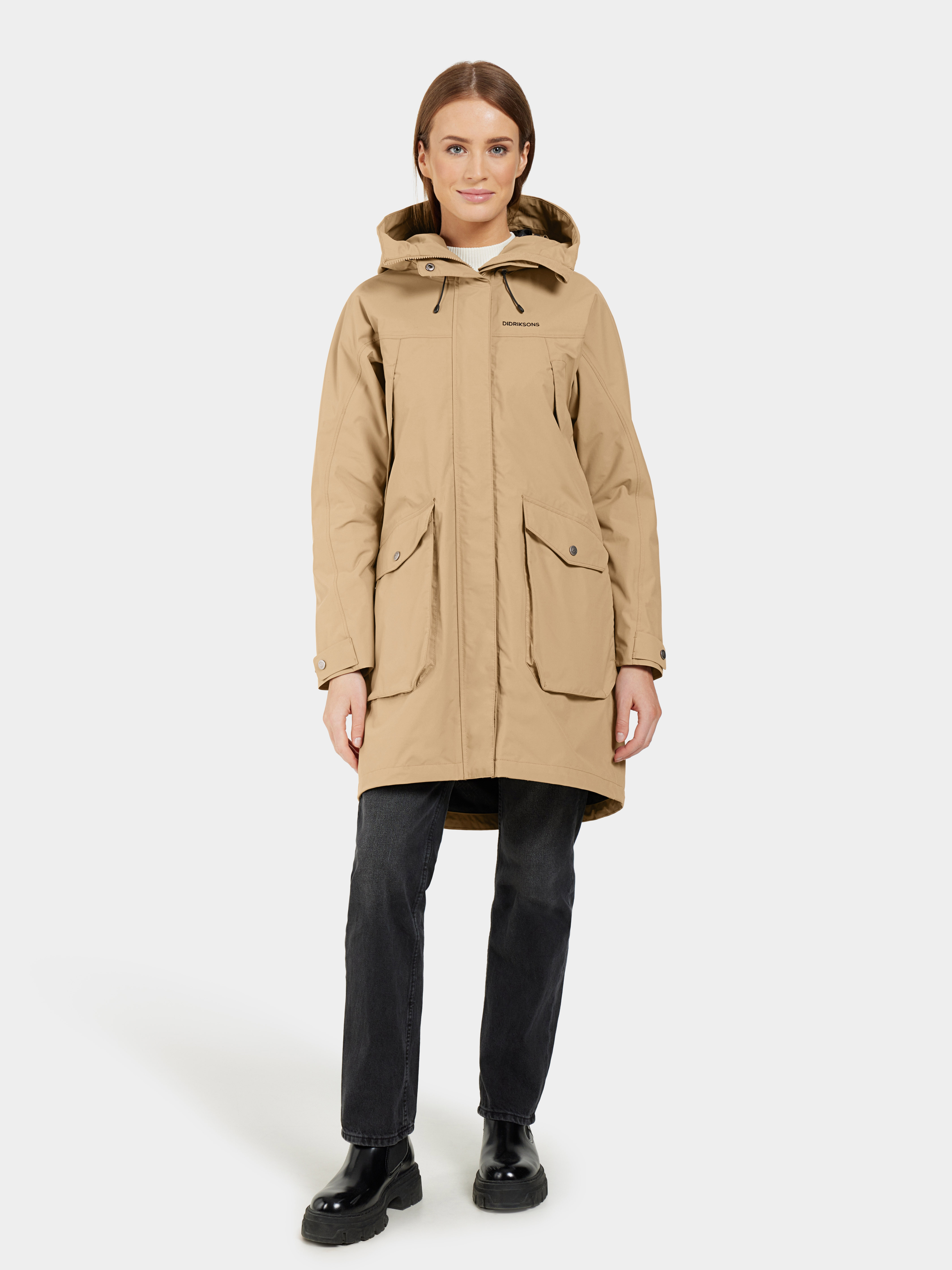 Didriksons Womens Parka Didriksons Thelma Parka Mantel Lova Coat