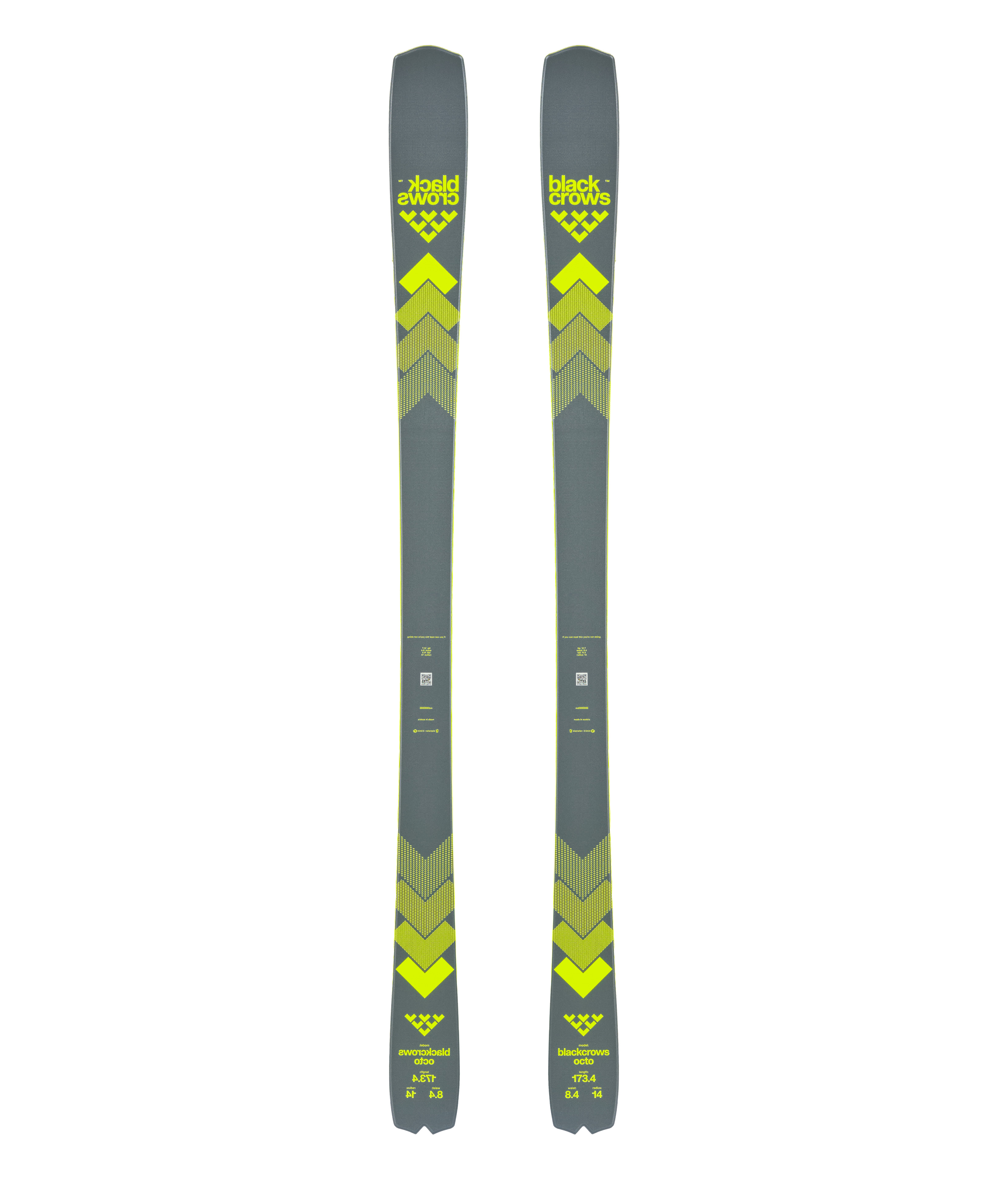 Black Crows Octo Freeride skis yellow 185 cm - Transa.ch
