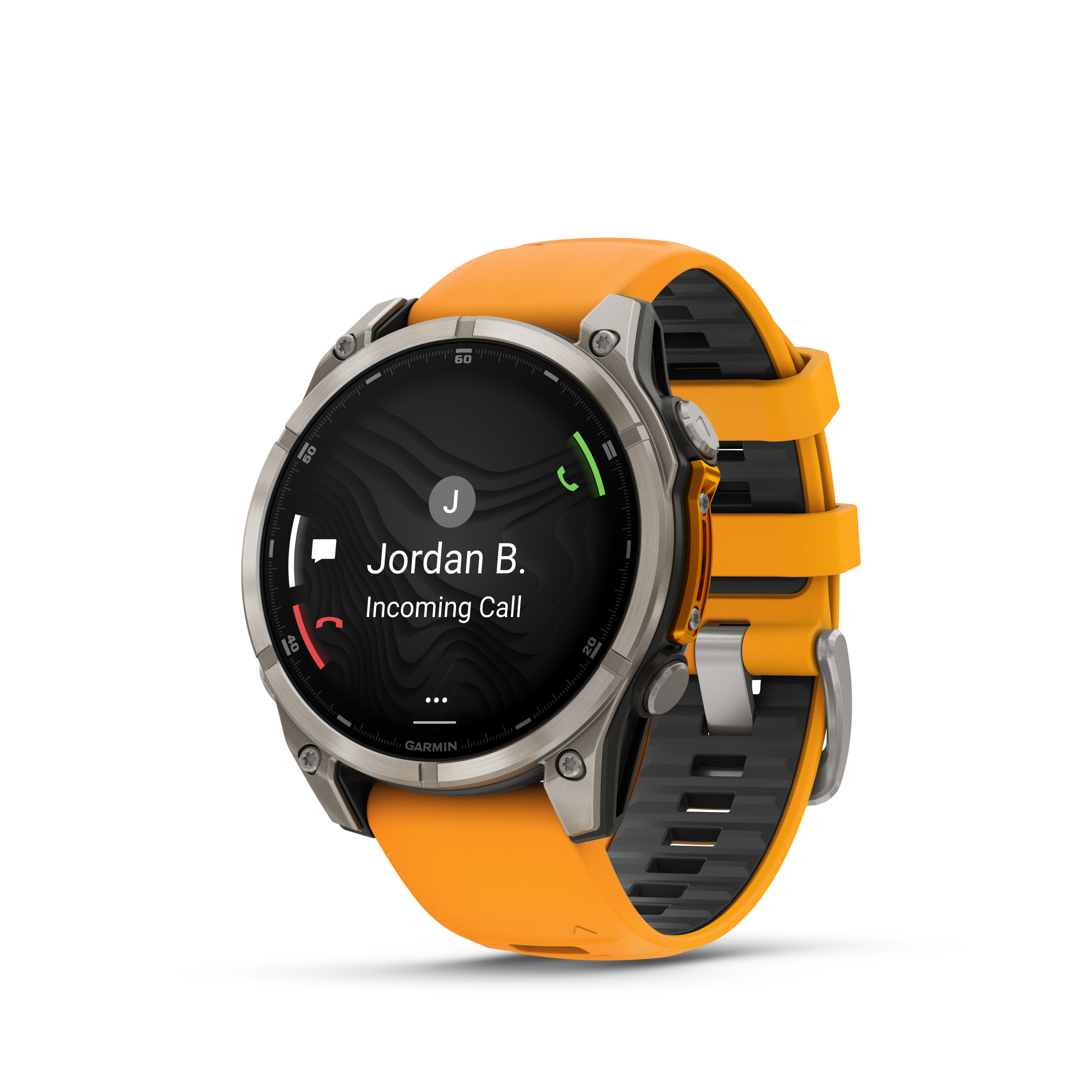 Garmin fenix 8 - 47 mm AMOLED Sapphire Sportuhr graphit/titanium