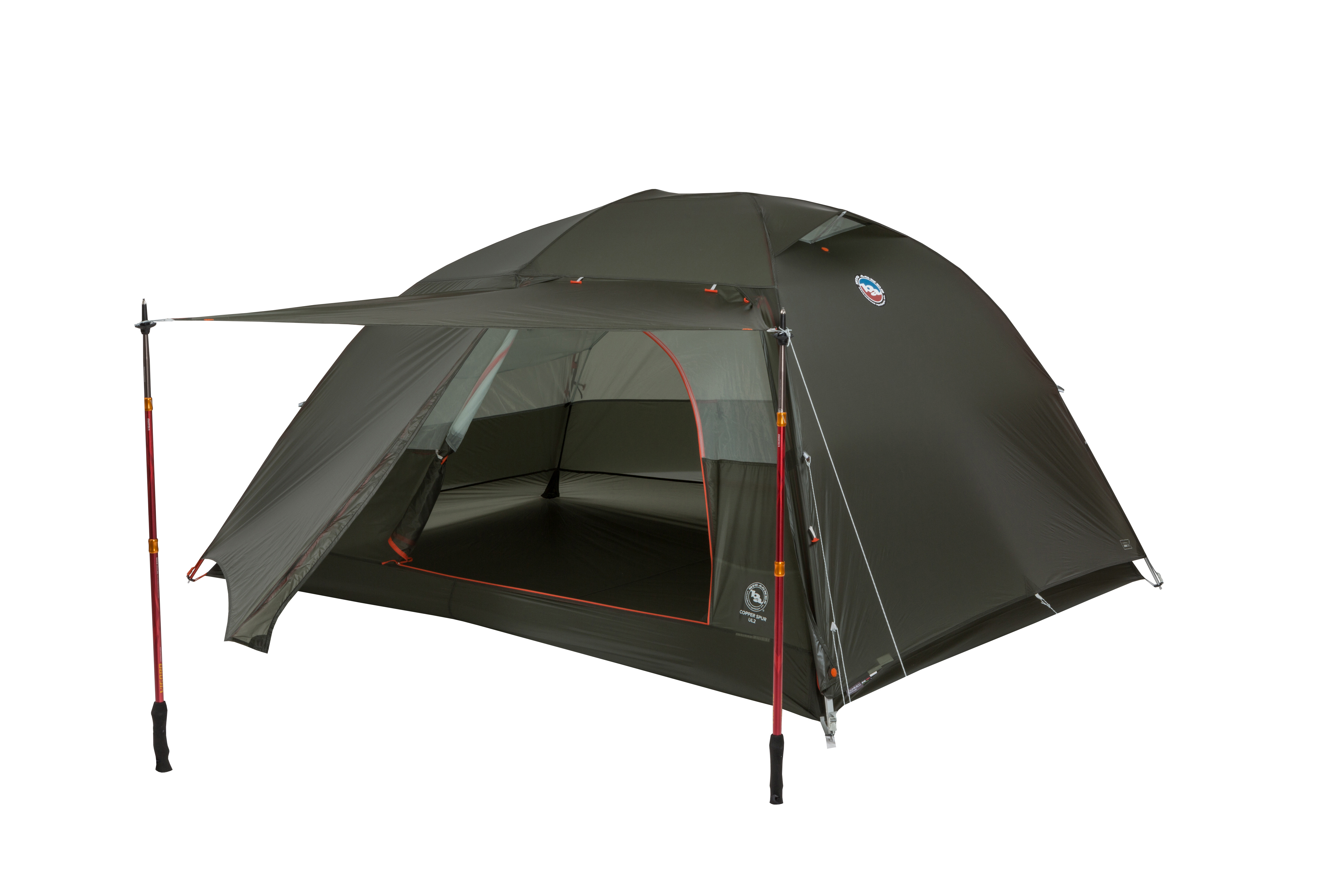 Big Agnes Copper Spur UL2 Tunnelzelt lichen green 2 Personen