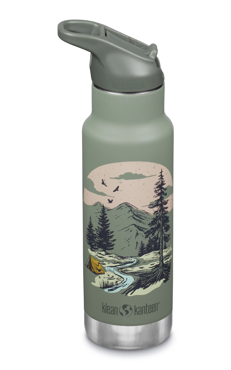 Klean Kanteen 355ml Kid Insulated Flip Sport Cap Thermos bottle