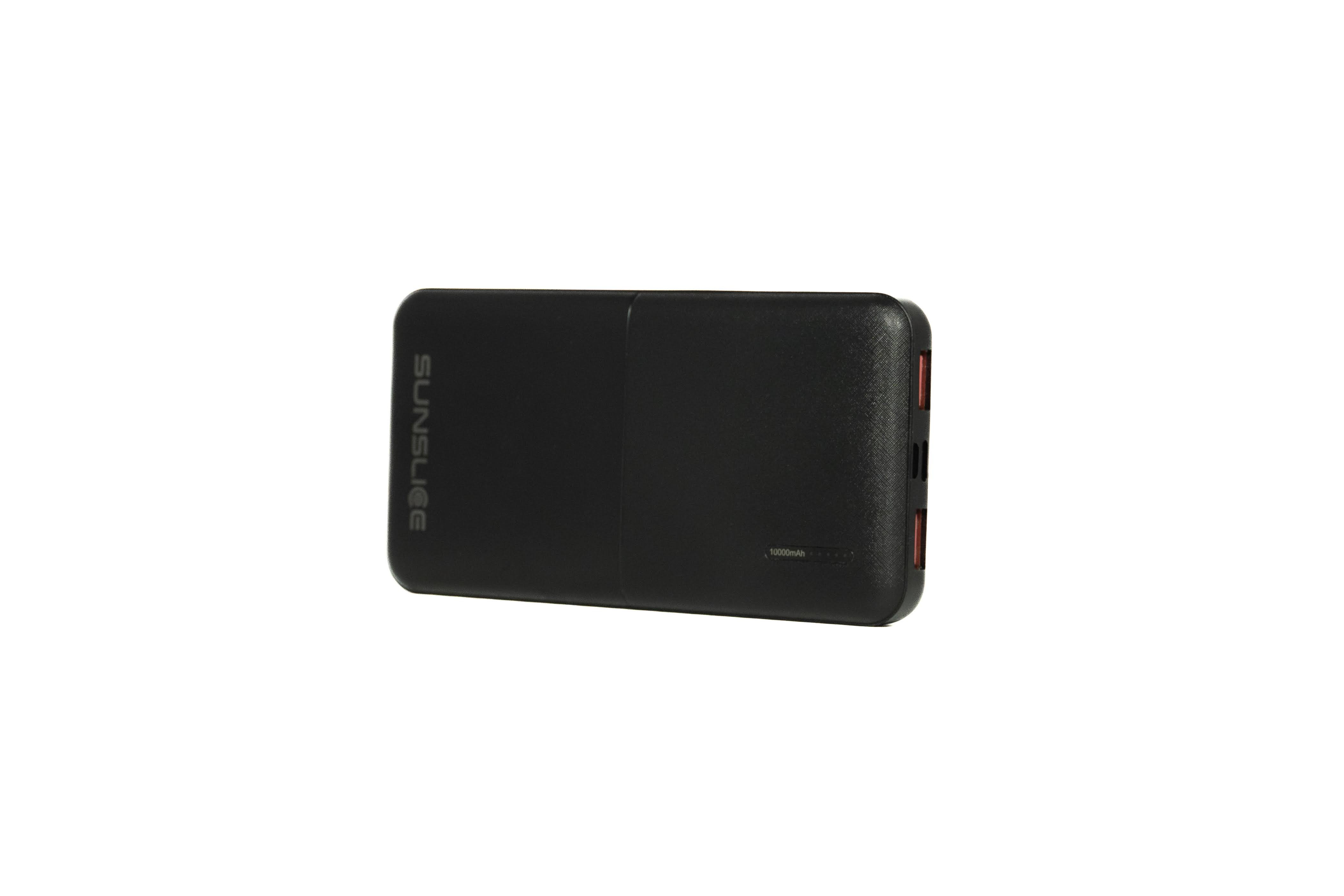 Sunslice Gravity 10 Power Bank 10000 MAh - Ricarica Rapida 18W USB-C E 2 USB-A - Sottile, Leggera E Impermeabile - 6