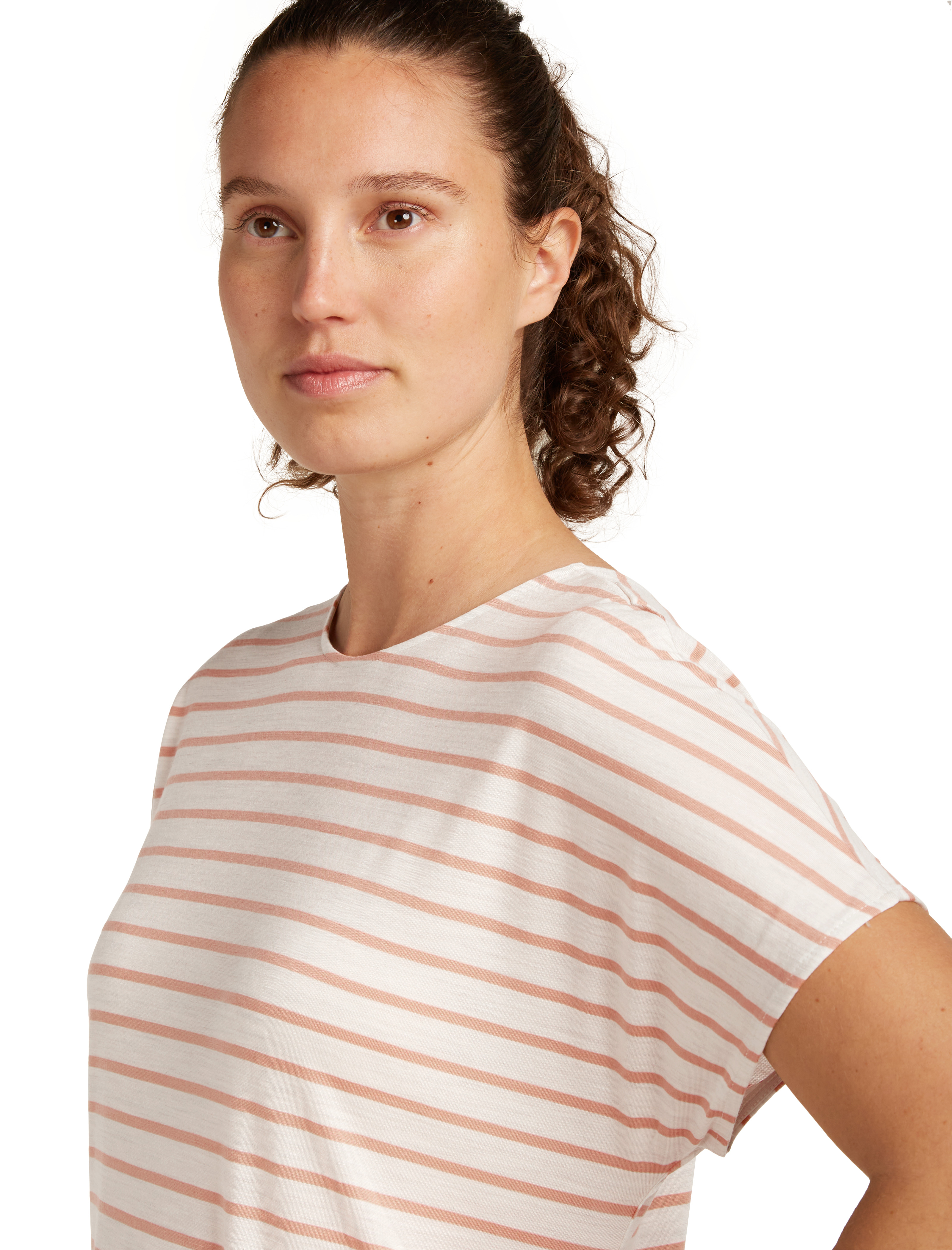 トップス Icebreaker REVERSIBLE TOP STRIPE Merino Blend Drayden Reversible Top - Icebreaker (US)