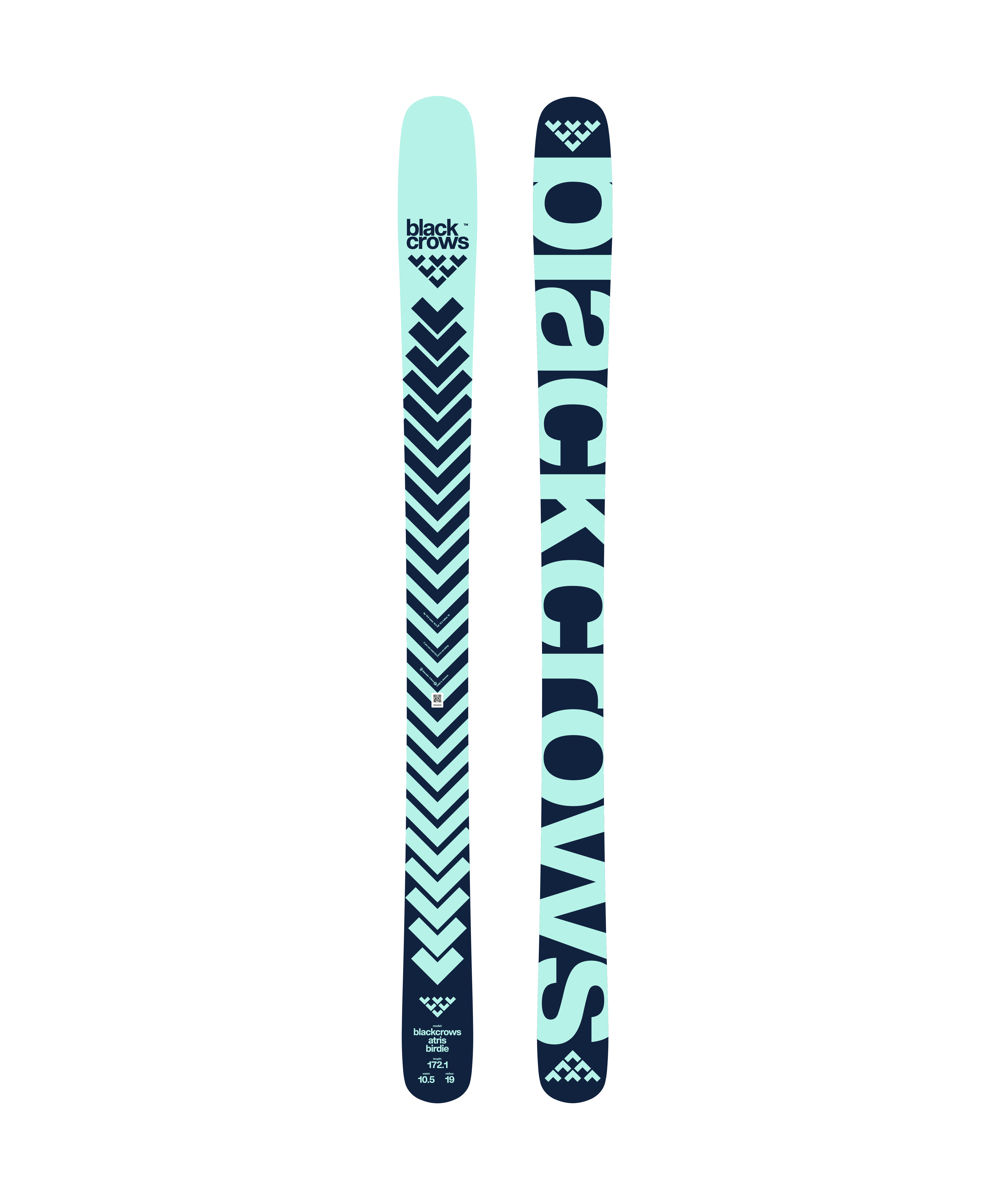 Black Crows Atris Birdie Freeride skis turquoise/black 160 cm