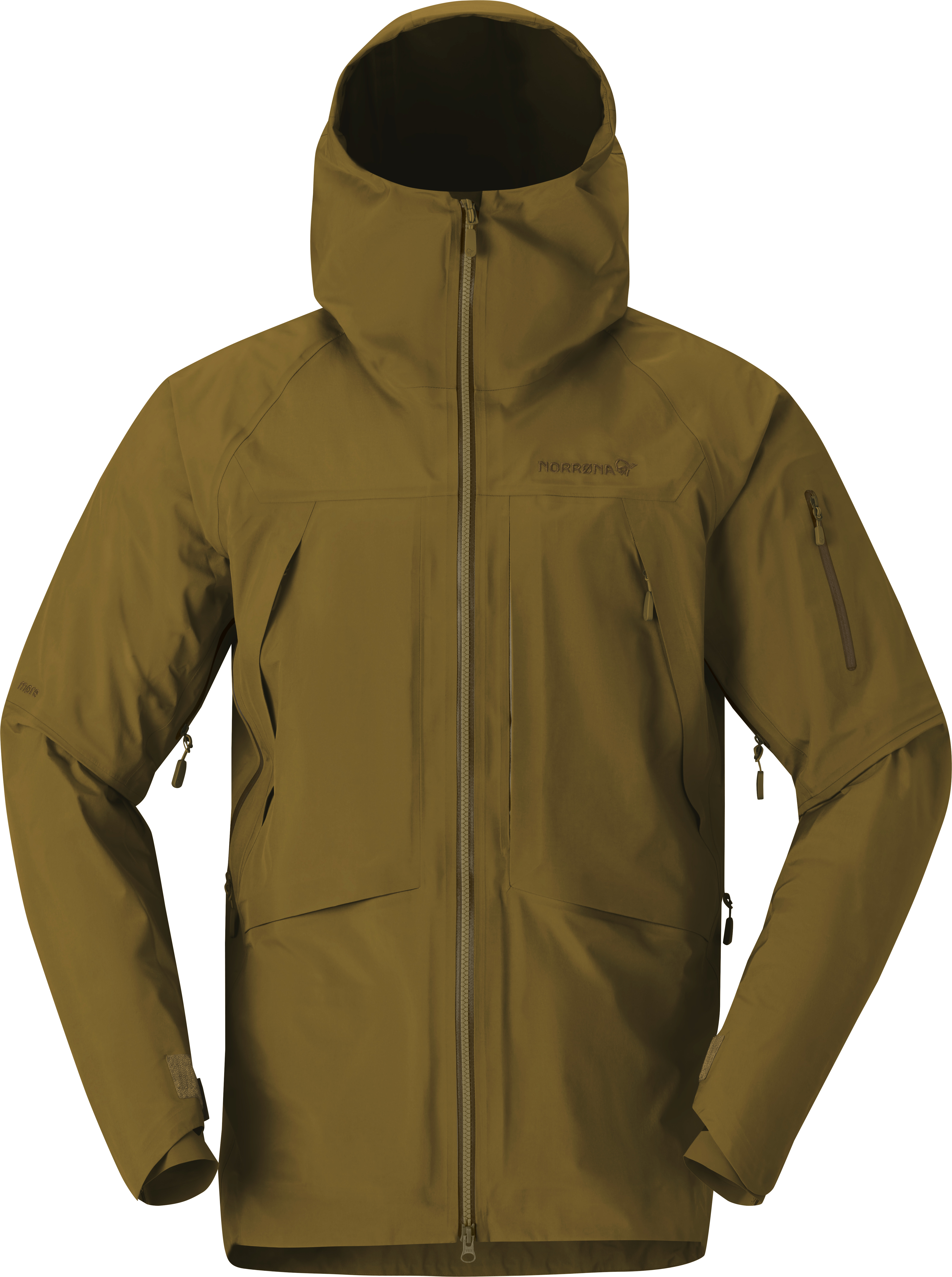 Norrona more GTX Jacket M's Ski jacket dark olive S - Transa.ch