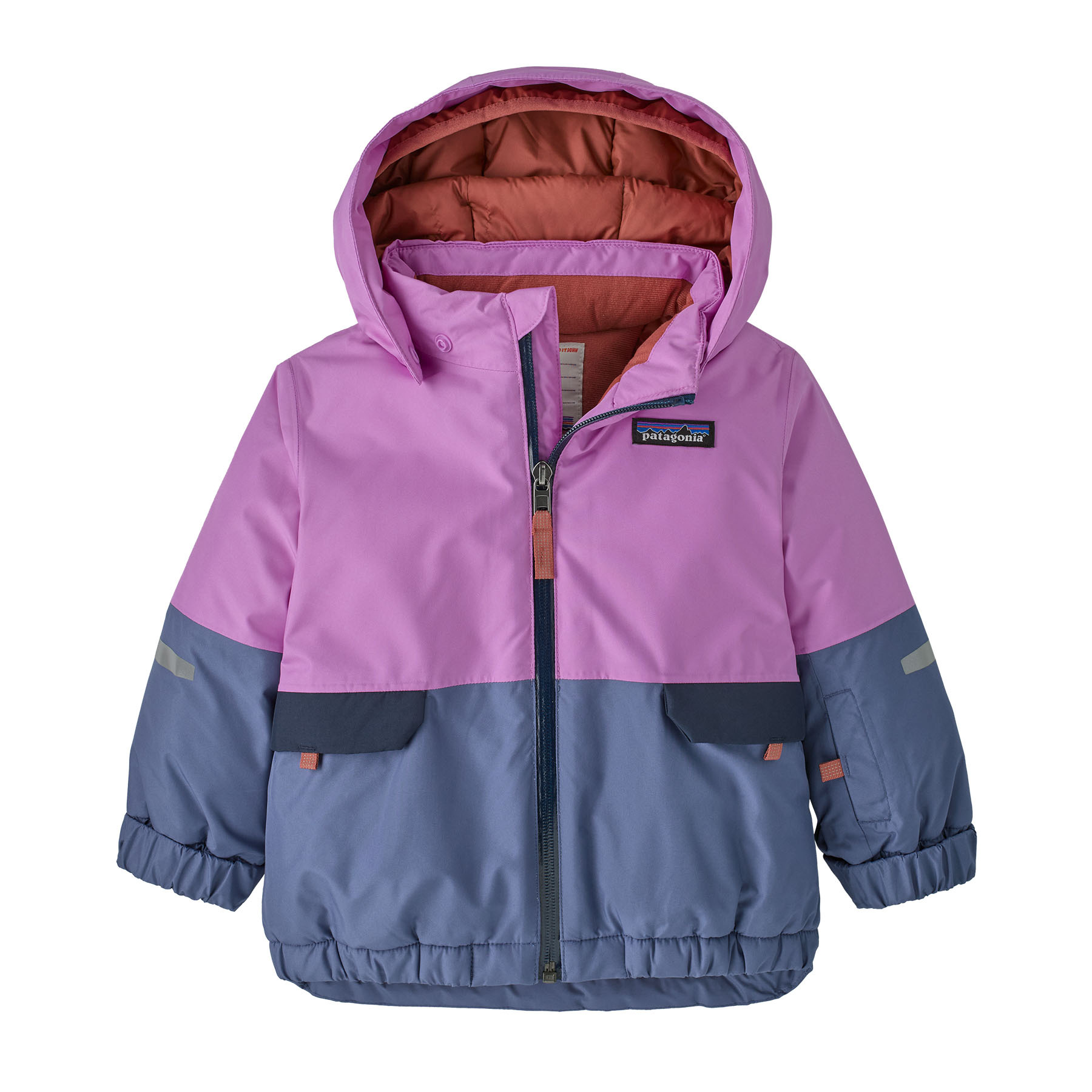 Patagonia極美品✨3way スキーウェア　アウター　パープル　キッズL Patagonia Baby Snow Pile Jkt Ski jacket brisk purple 2 Years