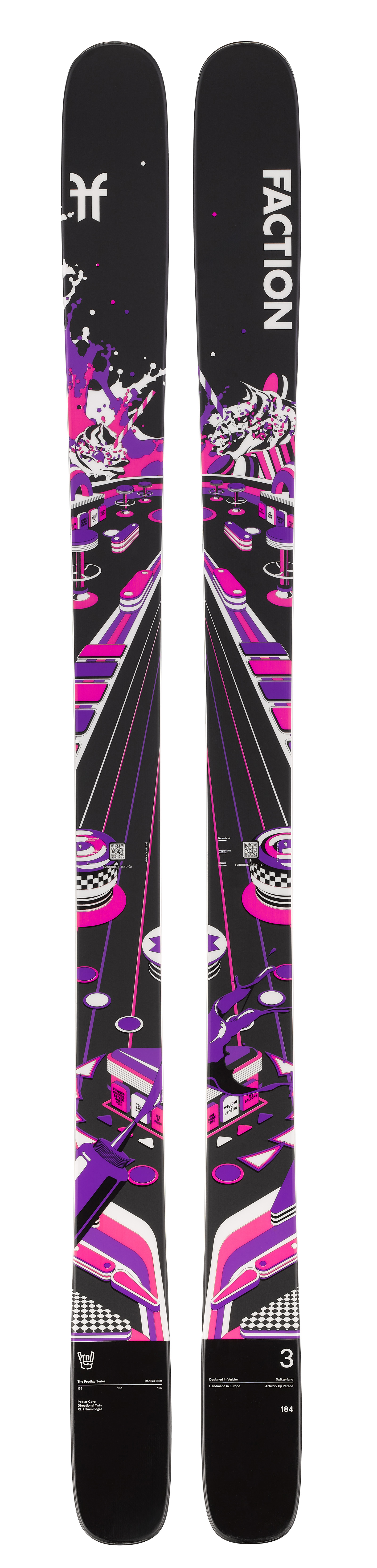 Faction Skis Prodigy 3 Freeride skis purple 190 cm - Transa.ch