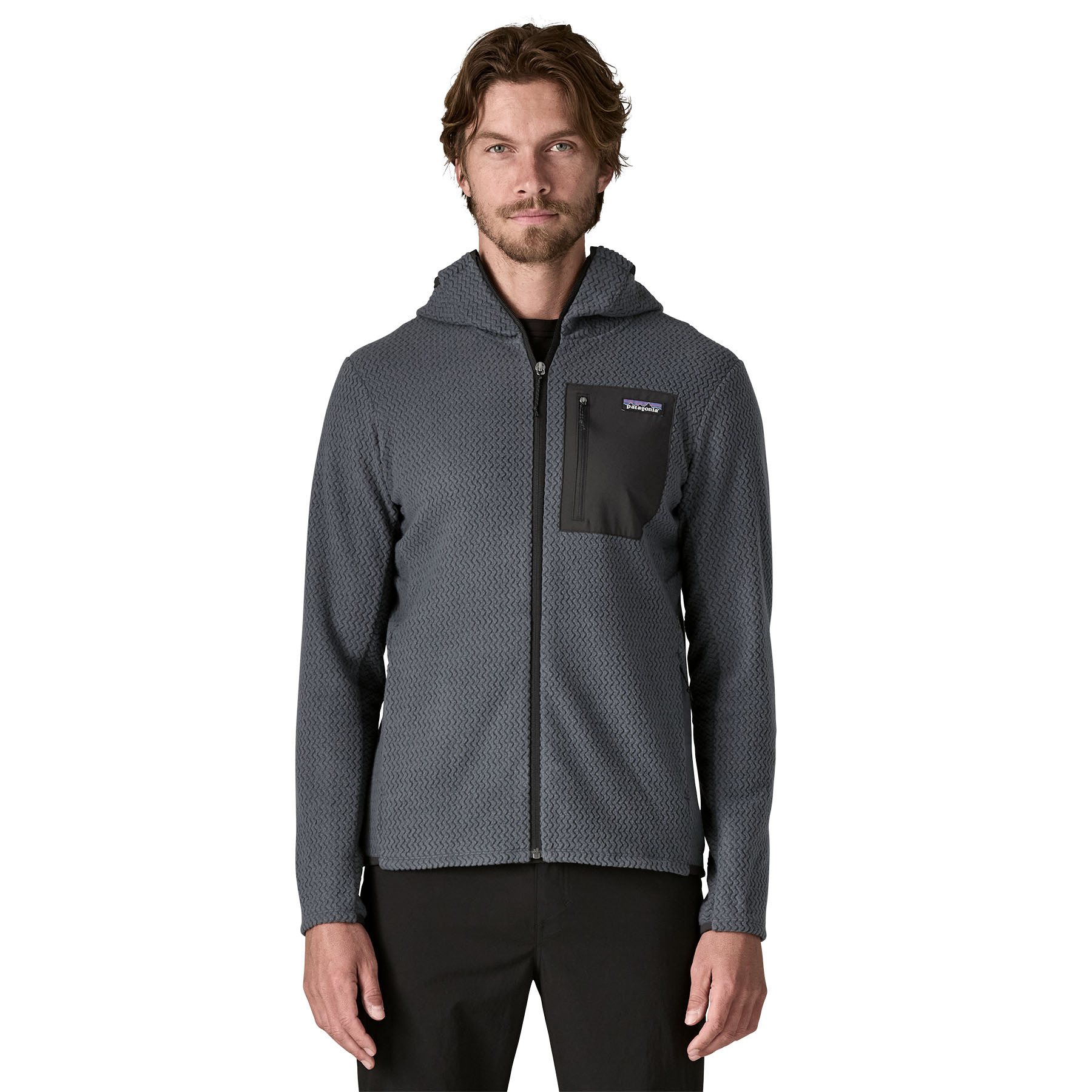 Patagonia M's R1 Air Full-Zip Hoody Fleece jacket smolder blue L