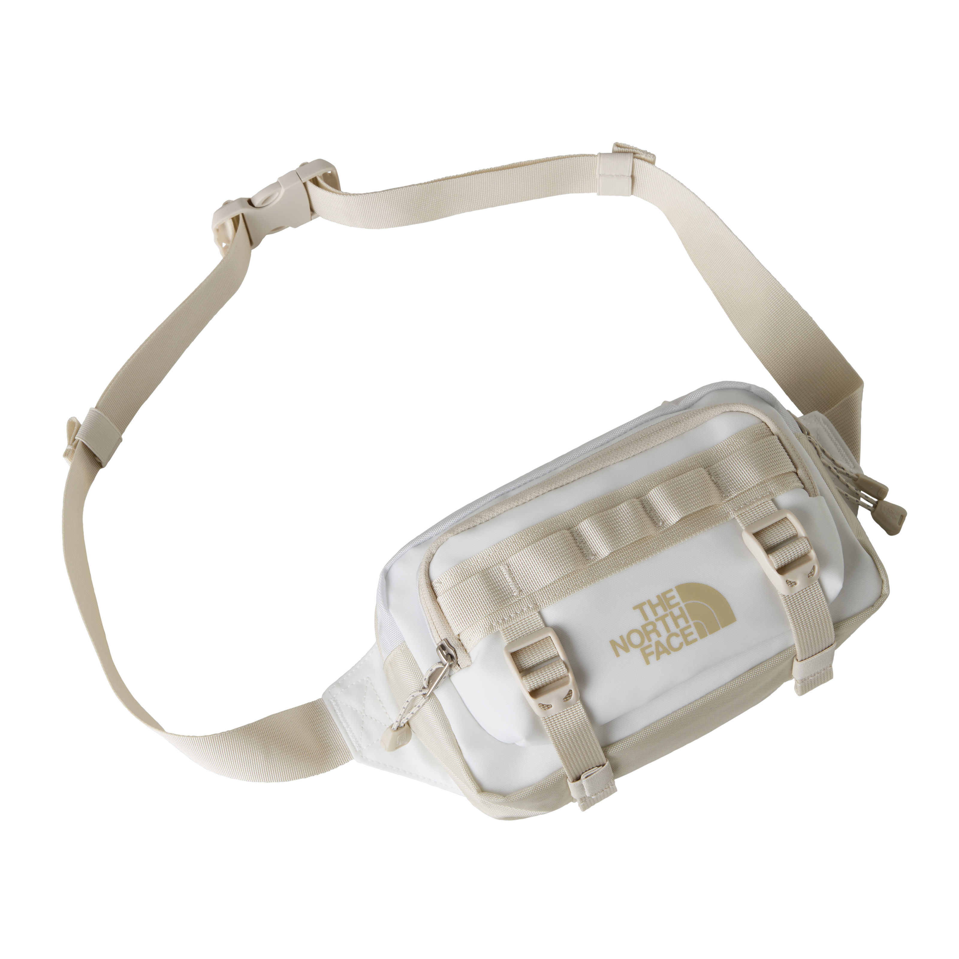 The North Face Base Camp Lumbar Hip belt bag white ash  display picture 3