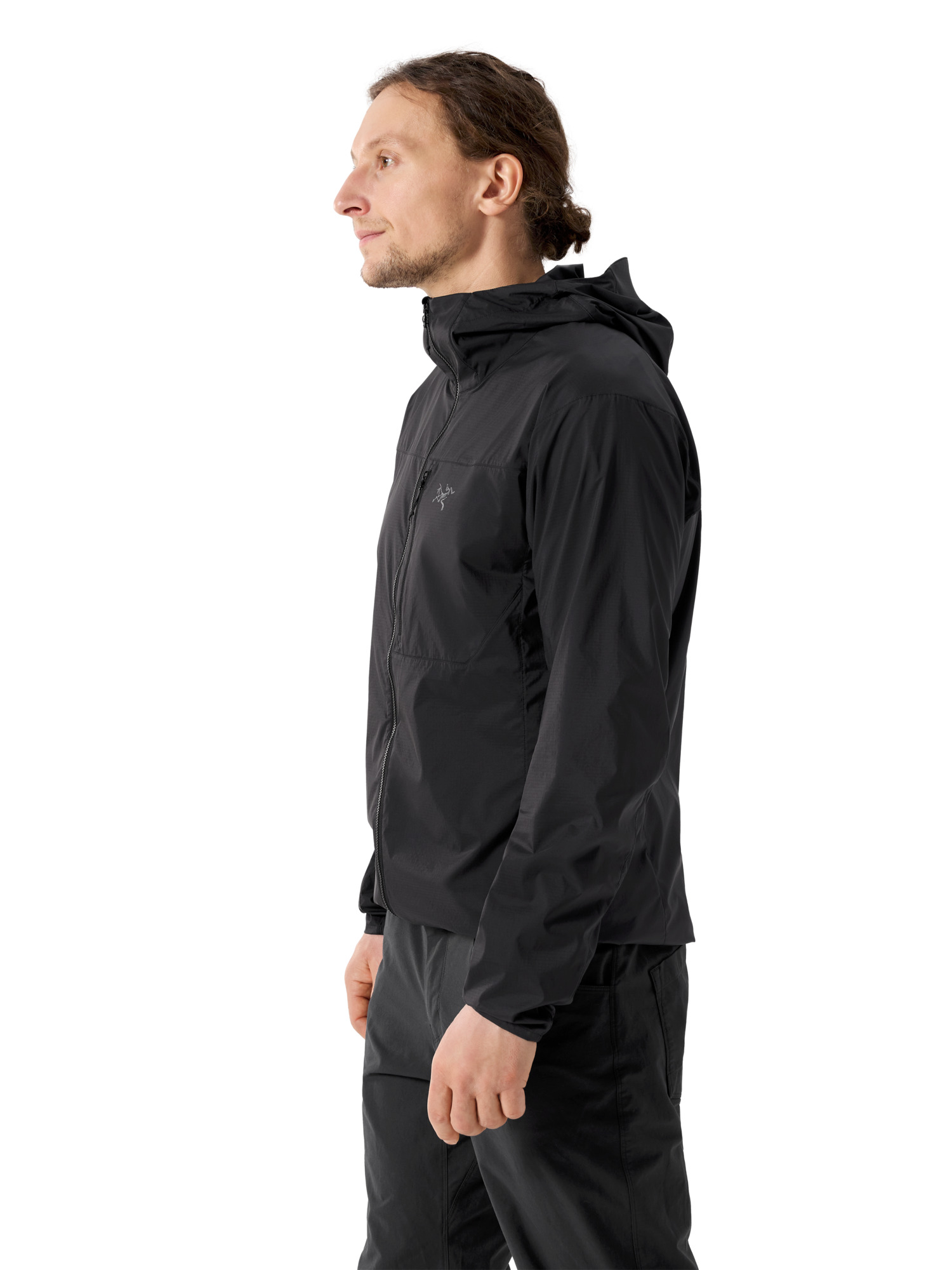 ARC’TERYX SQUAMISH HOODY / BLACK Arc'teryx Squamish Hoody M Windbreaker black M - Transa.ch