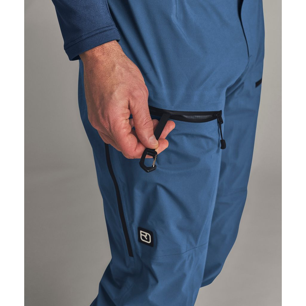 Ortovox Ortler GTX Pants M Skihose blue nunatak XL - Transa.ch