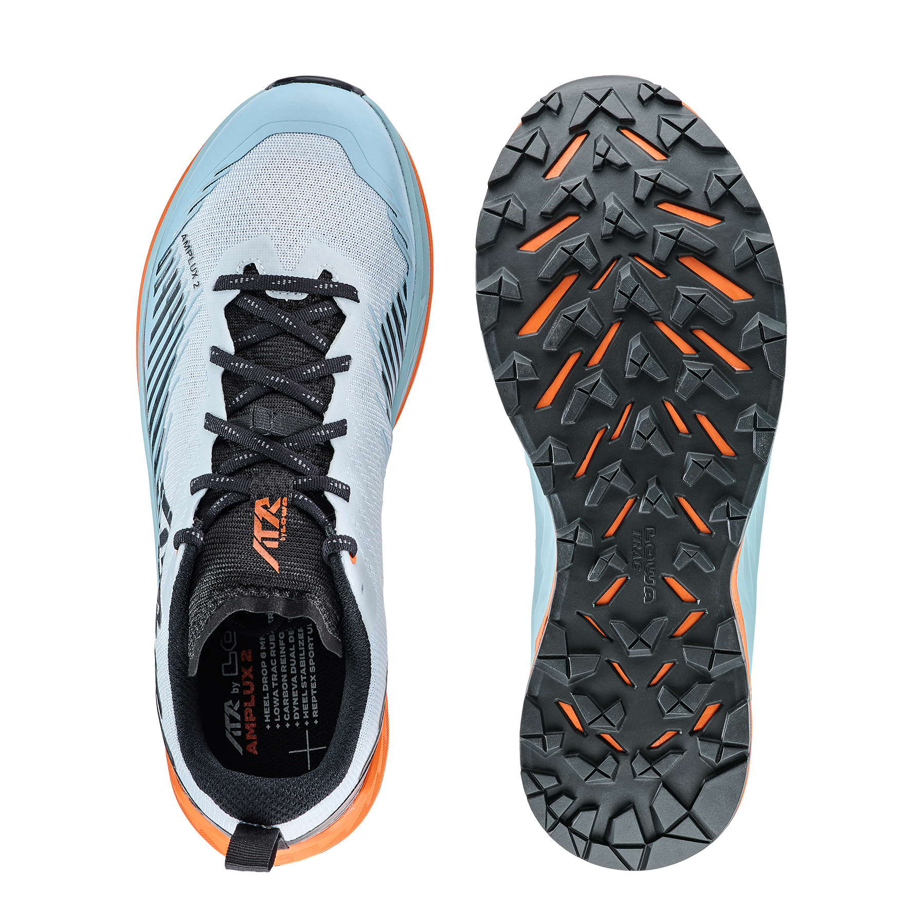 Lowa Amplux 2 Multi-functional shoes nebelblau/orange 10.0 UK