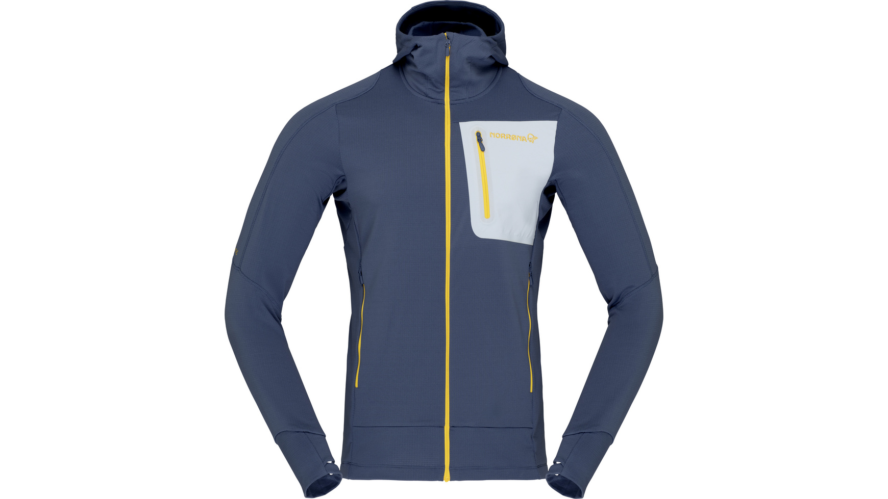 Norrona falketind Power Grid Hood M's Fleecejacke