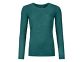 Ortovox 185 Merino Tangram Ls W Women's thermal long-sleeved t-shirt