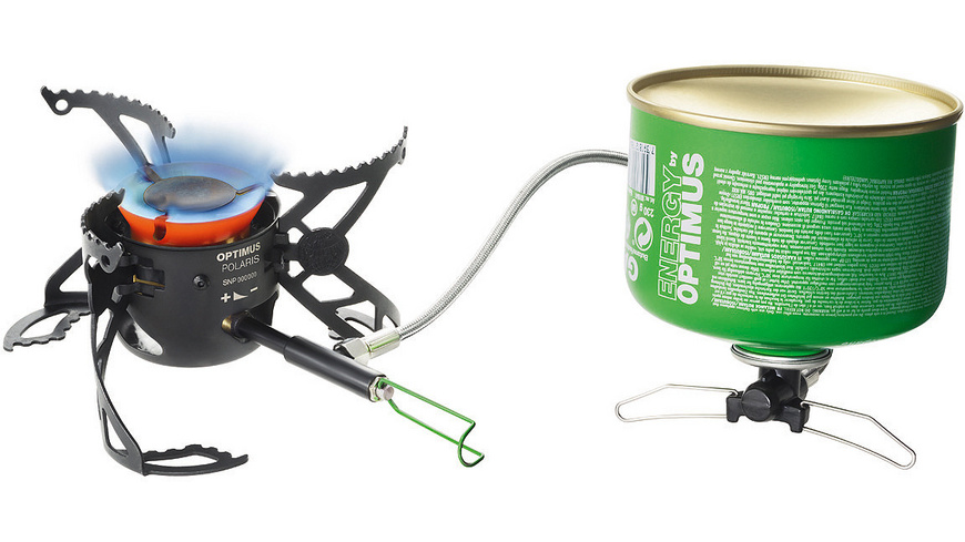 Optimus Campingkocher Outdoor-Kocher Polaris Kocher incl Brennstoffflasche